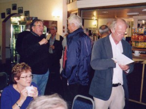More members in Shoreham airport bar.