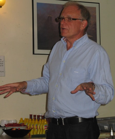 Dave Sketcherly impersonating Tommy Cooper