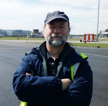 Me at Filton airfield just before it closed. Small ambition achieved...