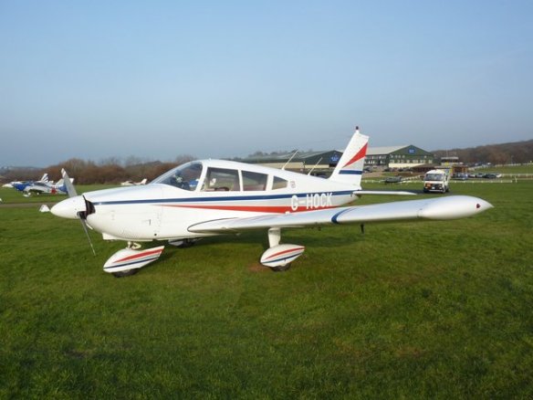PA28-180 G-HOCK at Bembridge