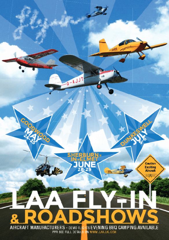 Poster for the LAA Goodwood event