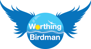 The Worthing Birdman logo.