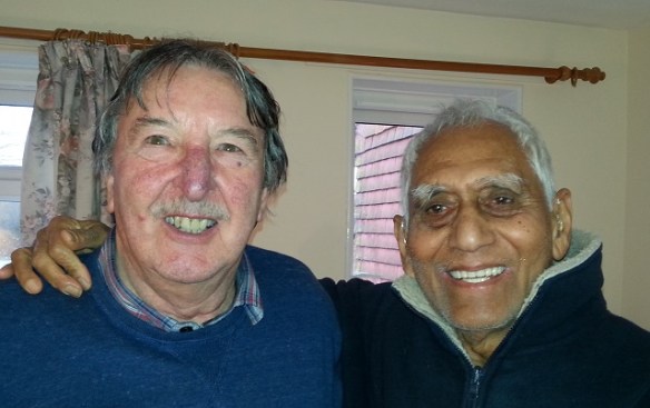 Toon (right) with Don Lord, 3rd January 2015
